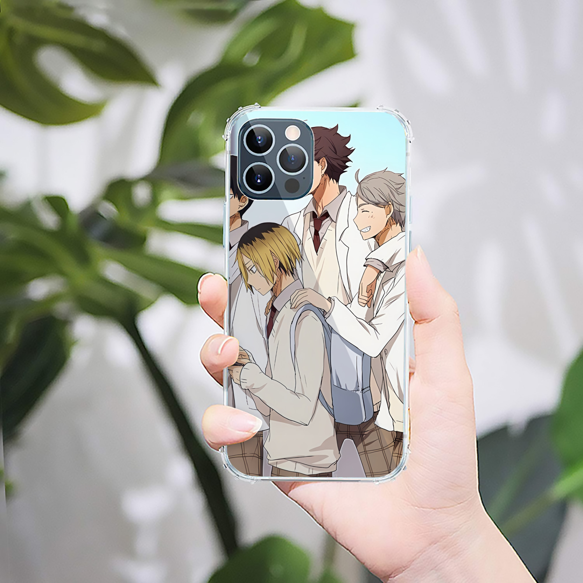 （画像用） ハイキュー!! Haikyu!! 【iPhone 12シリーズ対応】透明スマホケース（クリアソフトケース）